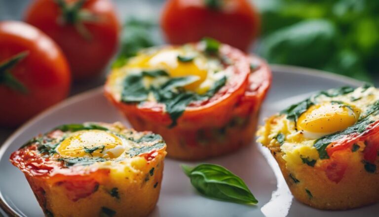 Sous Vide Tomato Basil Egg Muffins