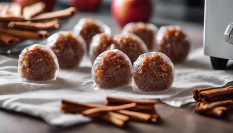 Sous Vide Apple Cinnamon Energy Balls