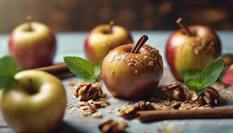 Baked Apples With Oats and Raisins