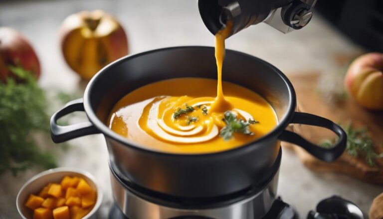 Sous Vide Butternut Squash and Apple Soup