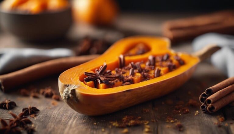 Baked Butternut Squash With Cinnamon