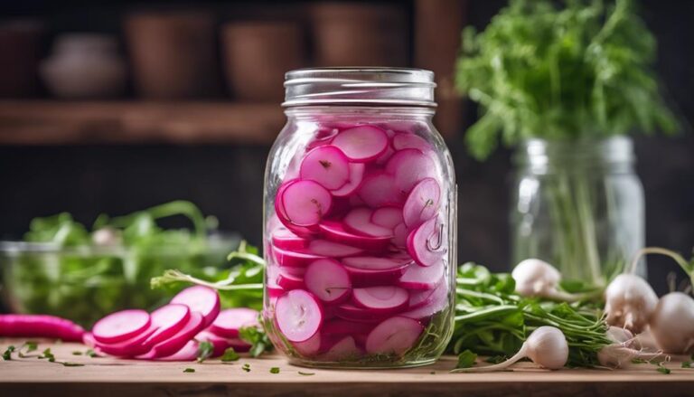 Sous Vide Probiotic Radish Pickles