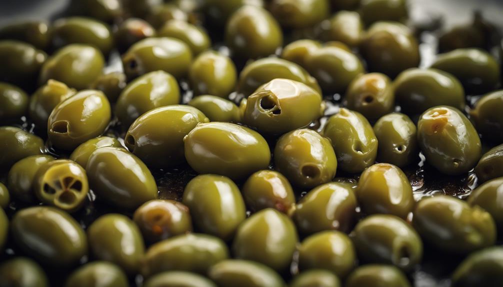 delicious garlic infused olives