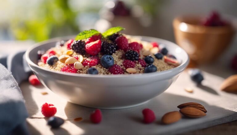 Warm Berry Quinoa Breakfast