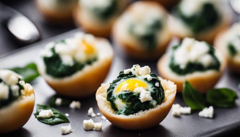 Sous Vide Spinach and Feta Egg Bites