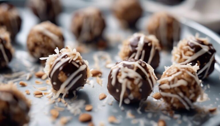 Sous Vide Almond Butter Energy Balls