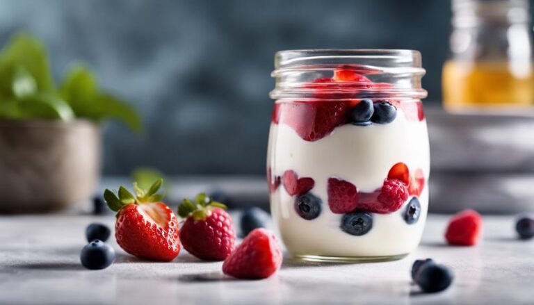 Sous Vide Greek Yogurt With Mixed Berries