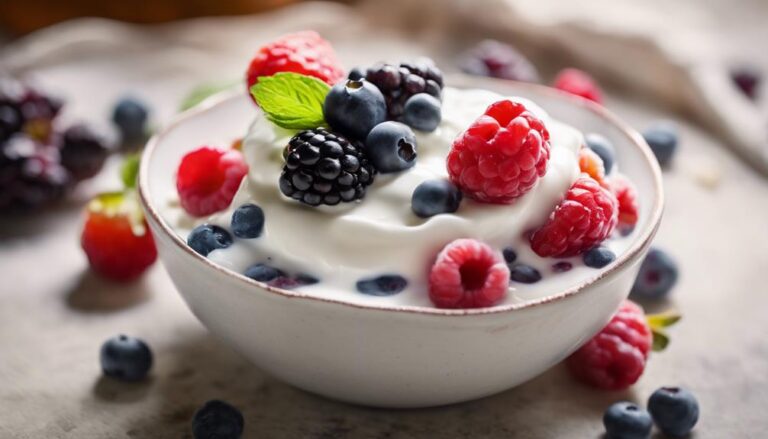 Sous Vide Greek Yogurt With Mixed Berries