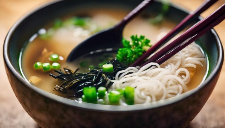 Sous Vide Miso Soup With Seaweed