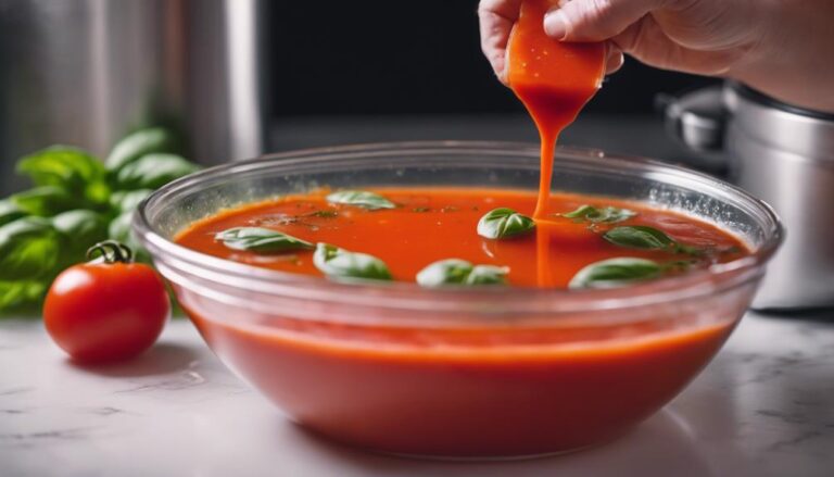 Sous Vide Tomato Basil Soup