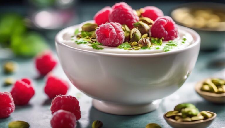 Sous Vide Greek Yogurt and Raspberry Dip