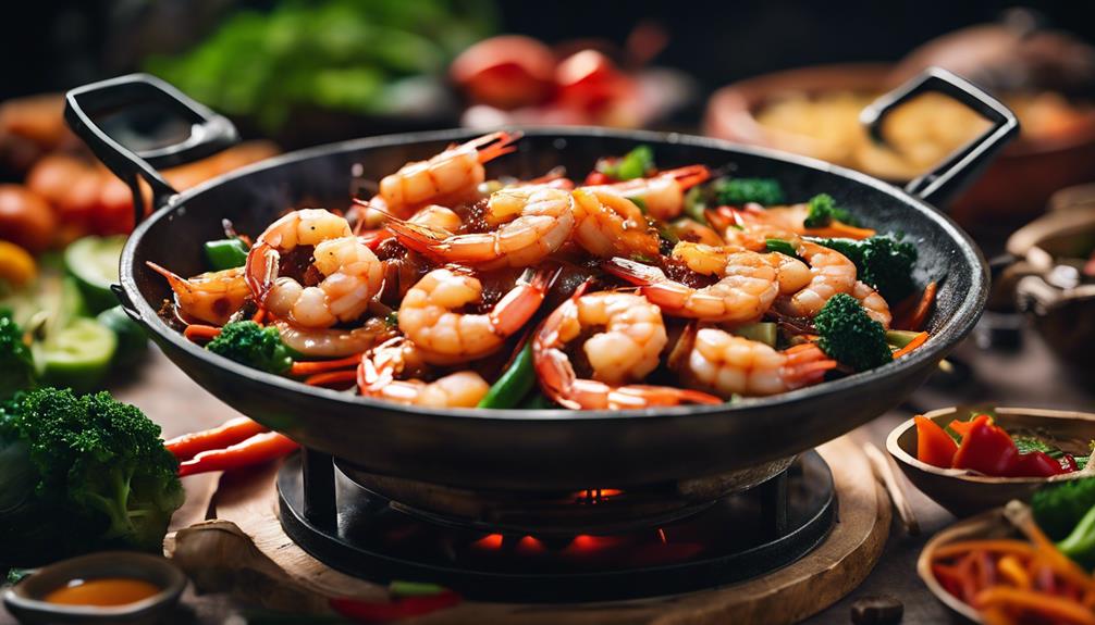 delicious honey garlic shrimp