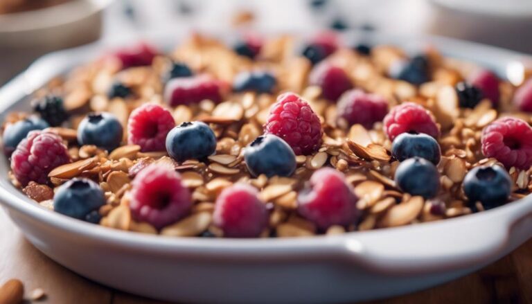 Low-Carb Berry Almond Crisp"