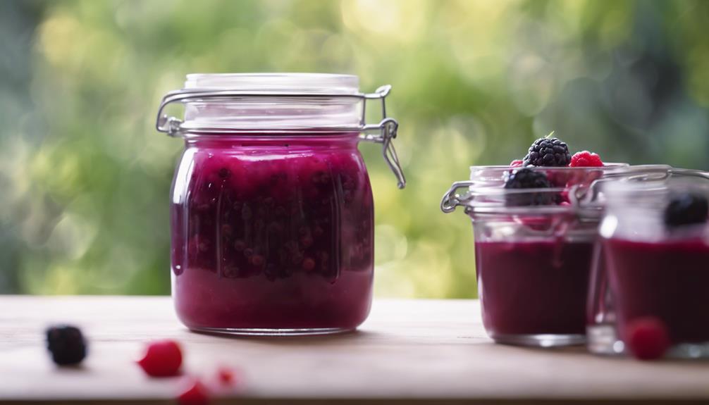 delicious mixed berry compote