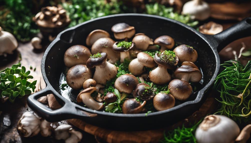 delicious mushroom dishes presented