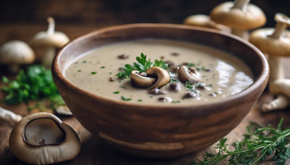 delicious mushroom soup recipe