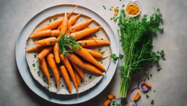 Sous Vide Carrot and Hummus Rolls