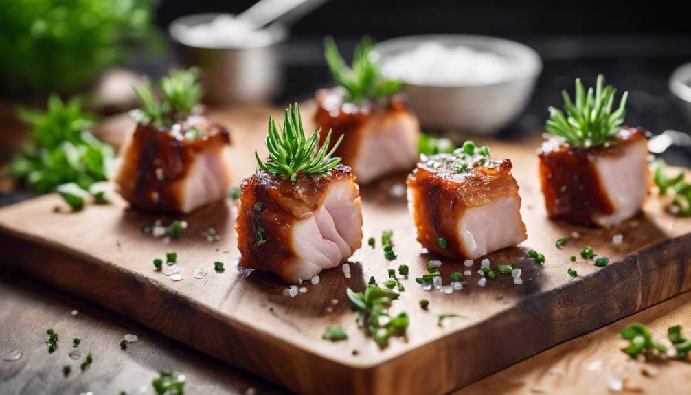 delicious pork belly bites