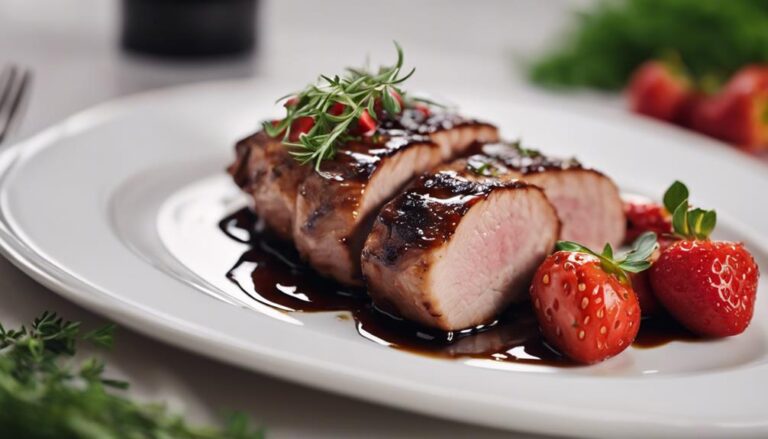 Dinner Sous Vide Balsamic Glazed Pork Tenderloin