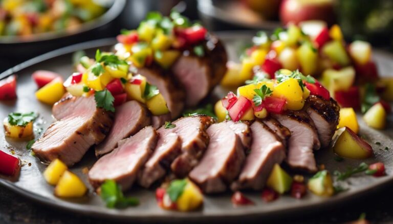 Sous Vide Pork Tenderloin With Apple Salsa