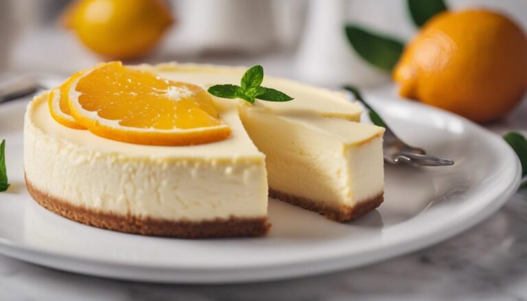 Sous Vide Citrus Infused Ricotta Cheesecake