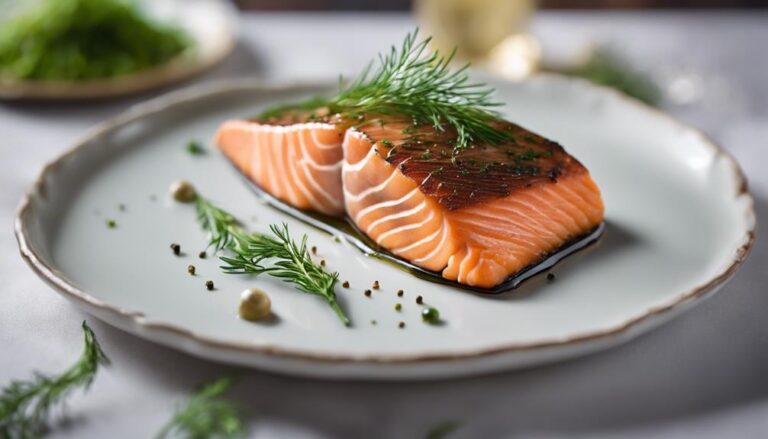 Sous Vide Seared Salmon With Dill