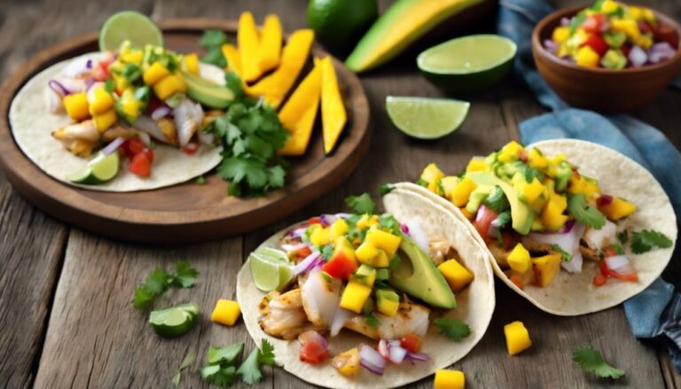 Fresh Fish Tacos With Mango Salsa