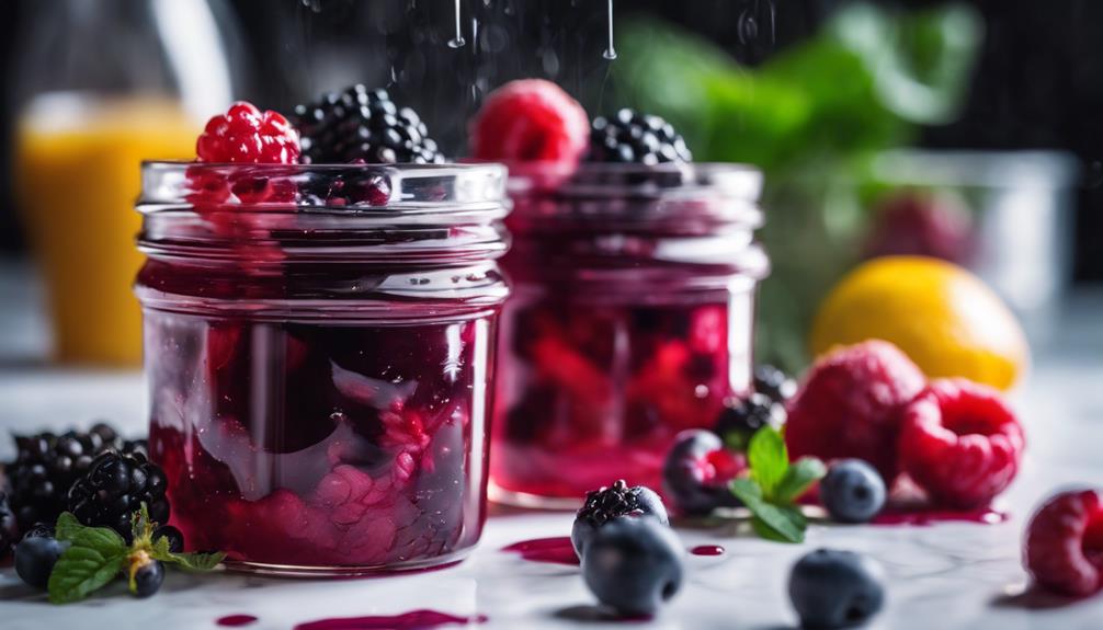 delicious slow cooked berry sauce