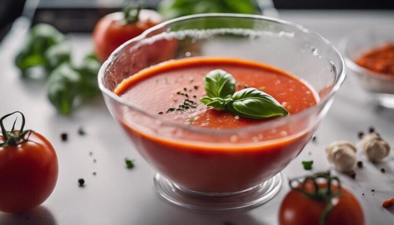 Sous Vide Tomato Basil Soup