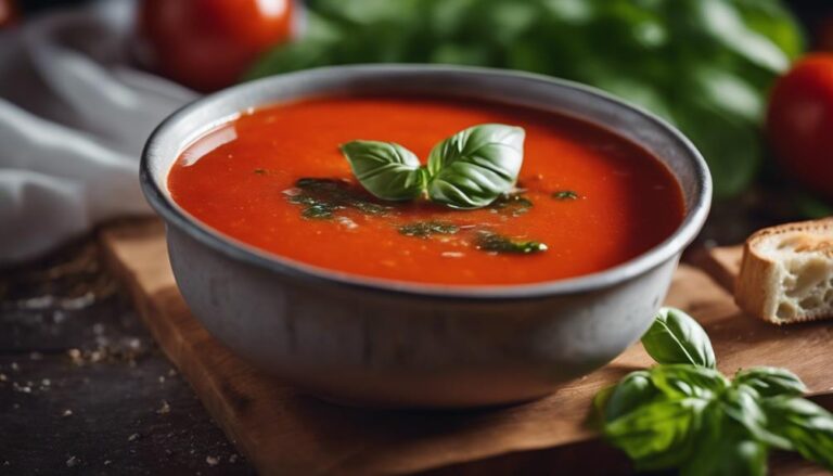 Sous Vide Tomato Basil Soup