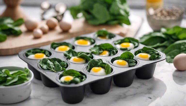 Sous Vide Spinach and Mushroom Egg Cups