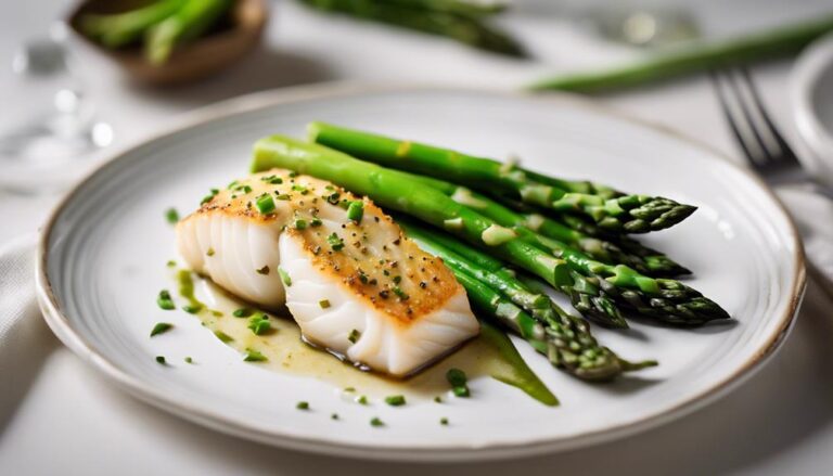 Sous Vide Lemon Pepper Cod With Asparagus