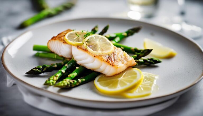 Sous Vide Cod With Asparagus and Lemon