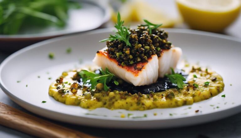 Sous Vide Cod With Olive Tapenade