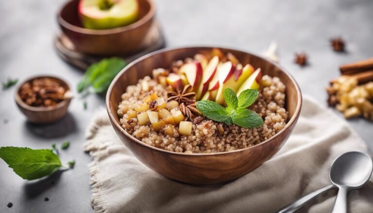 Sous Vide Apple Cinnamon Quinoa Bowl