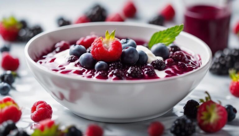 Sous Vide Berry Compote With Vanilla Yogurt