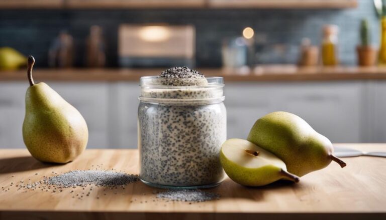 Sous Vide Pear and Chia Pudding