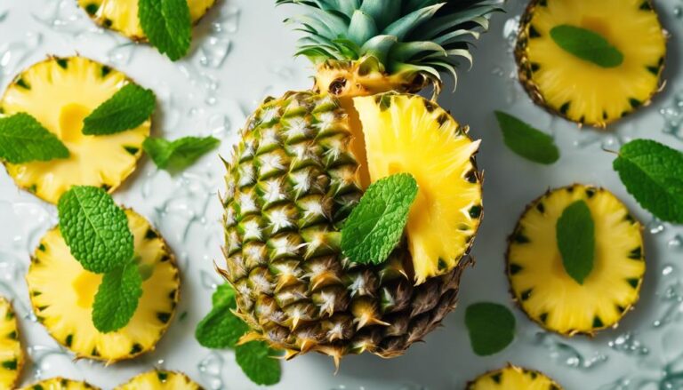 Sous Vide Pineapple With Fresh Mint