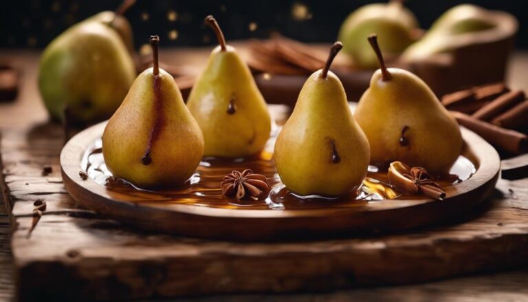 Sous Vide Pears With Honey and Cinnamon