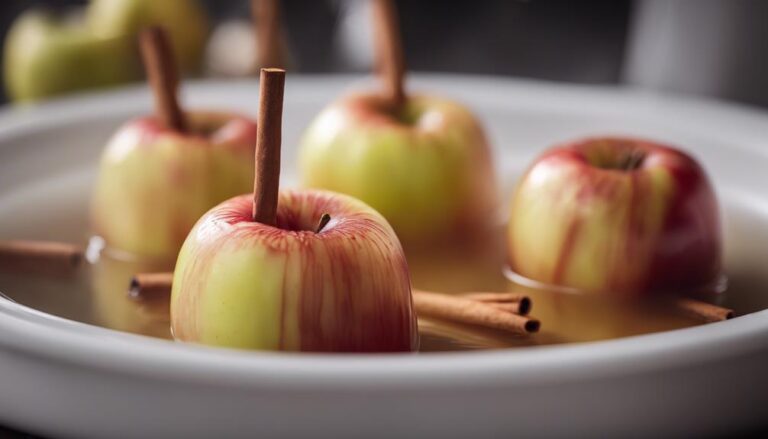 Sous Vide Poached Apples With Cinnamon