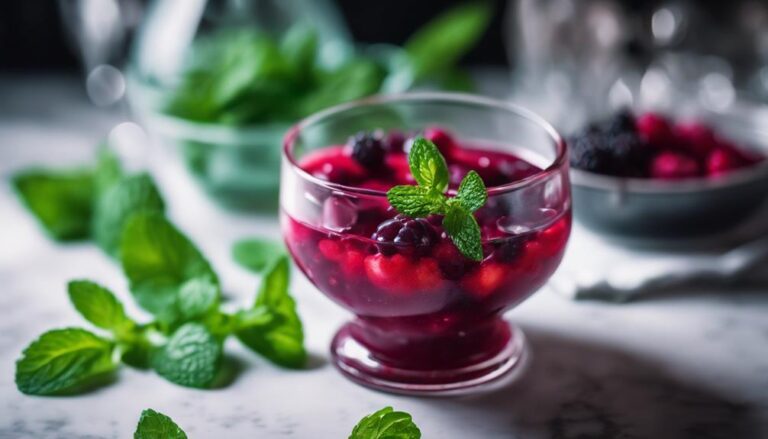 Sous Vide Berry Compote With Mint