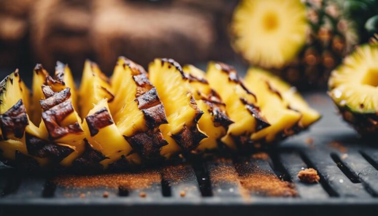 Sous Vide Grilled Pineapple With Cinnamon