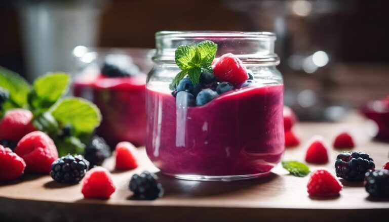 Sous Vide Berry Pudding