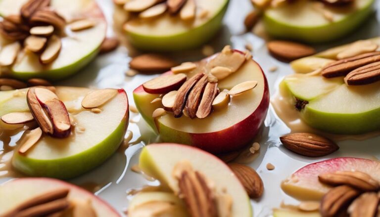 Sous Vide Apple Slices With Almond Butter