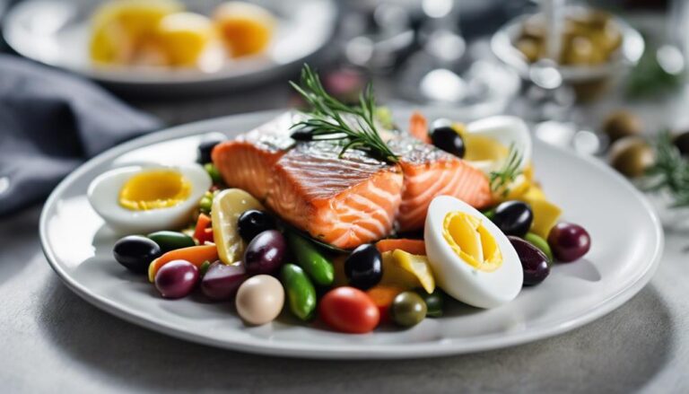 Sous Vide Salmon Nicoise Salad