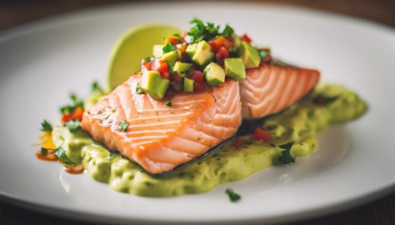 Sous Vide Salmon With Avocado Salsa