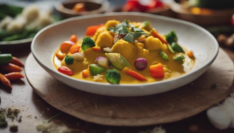 Sous Vide Coconut Curry With Mixed Vegetables