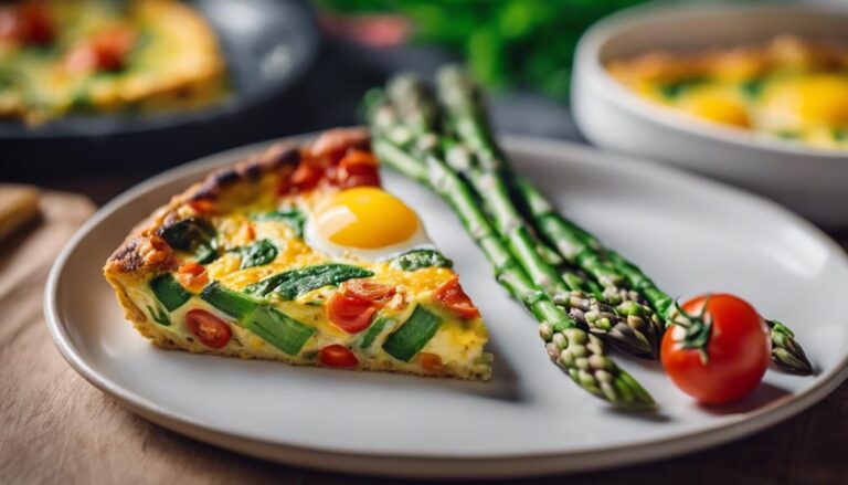 Sous Vide Asparagus and Tomato Frittata