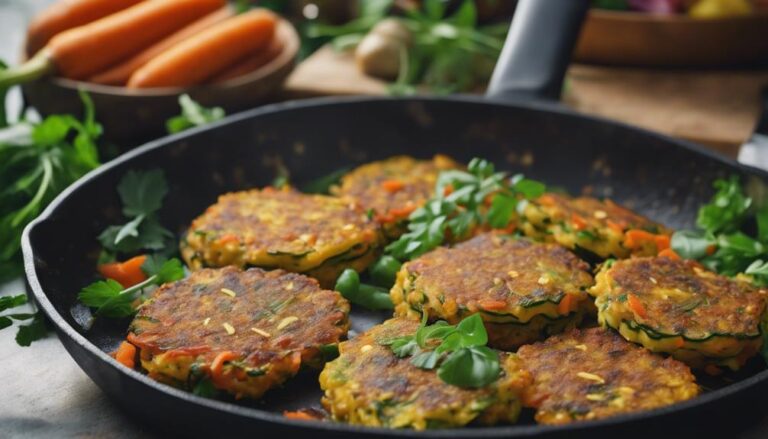 Sous Vide Zucchini and Carrot Fritters