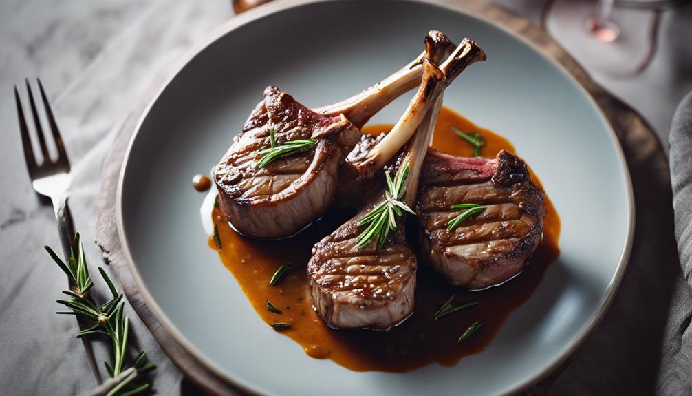 Sous Vide Lamb Chops With Rosemary Reduction – MakeSousVide.com